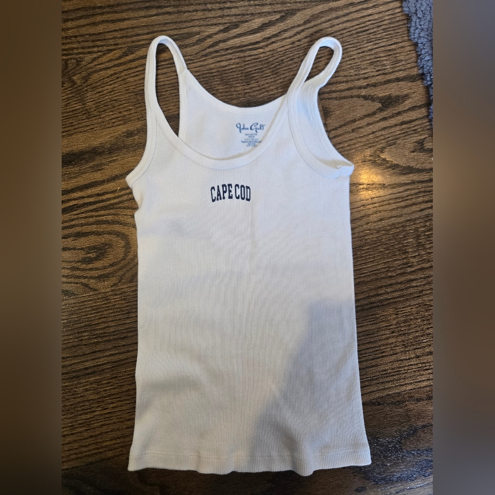 Brandy Melville White Cape Cod Tank Top